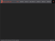Tablet Screenshot of aguilerium.com